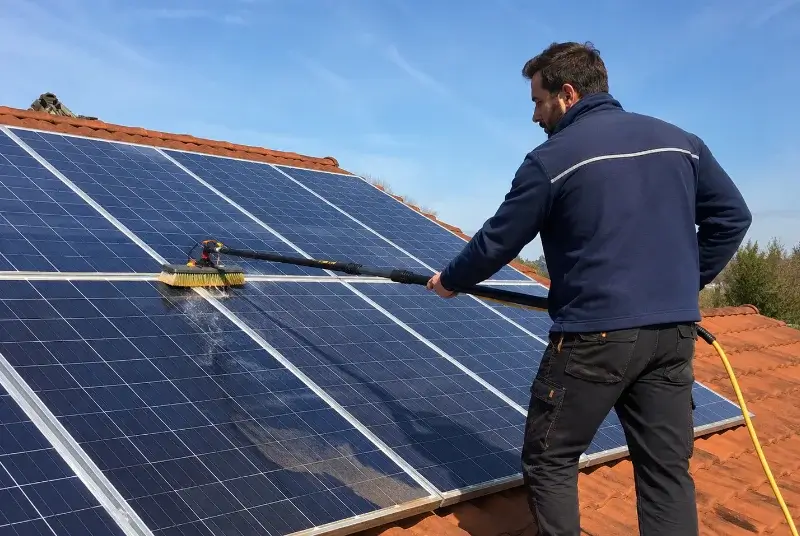 Nettoyage et entretien de panneaux solaires à Séchilienne