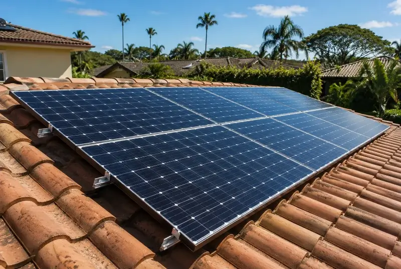 Installation de panneaux solaires à Séchilienne